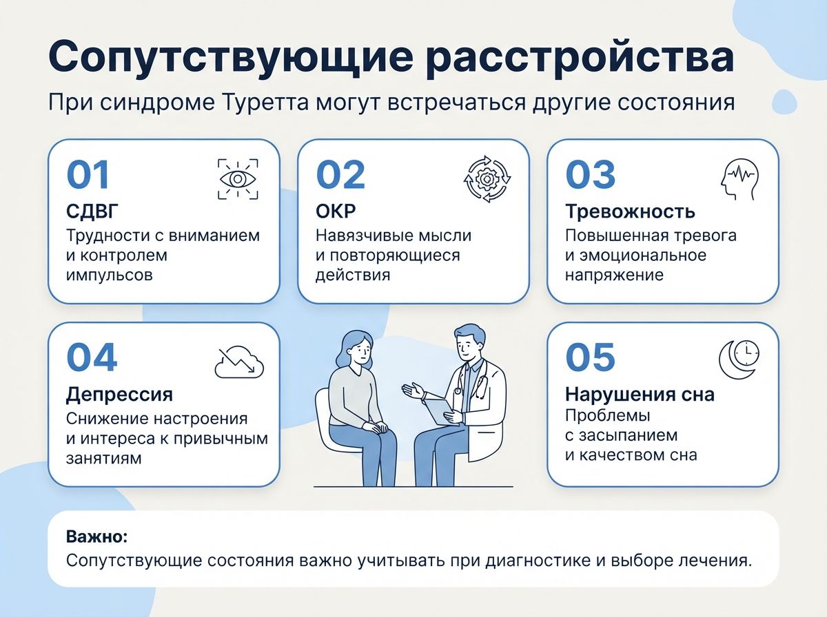 Лечение синдрома Туретта в Норильске инфографика