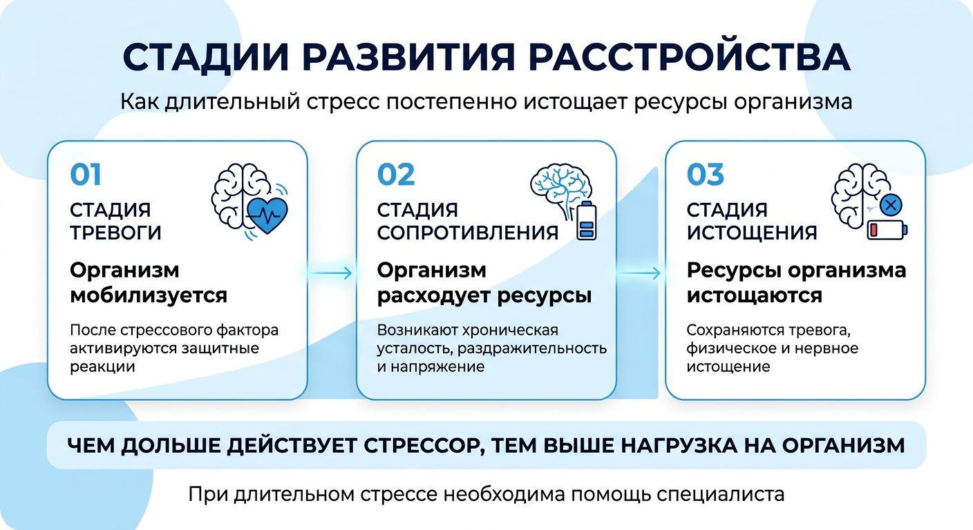 Лечение стресса в Норильске инфографика